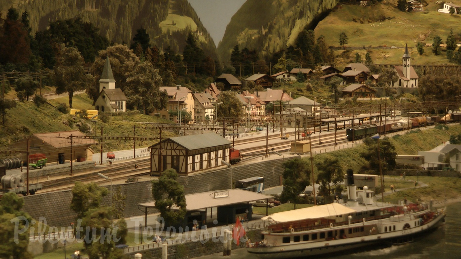 The Beautiful Model Railroad Layout at the Kaeserberg Railway Foundation