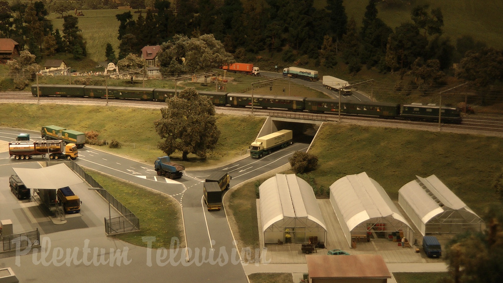 The Beautiful Model Railroad Layout at the Kaeserberg Railway Foundation