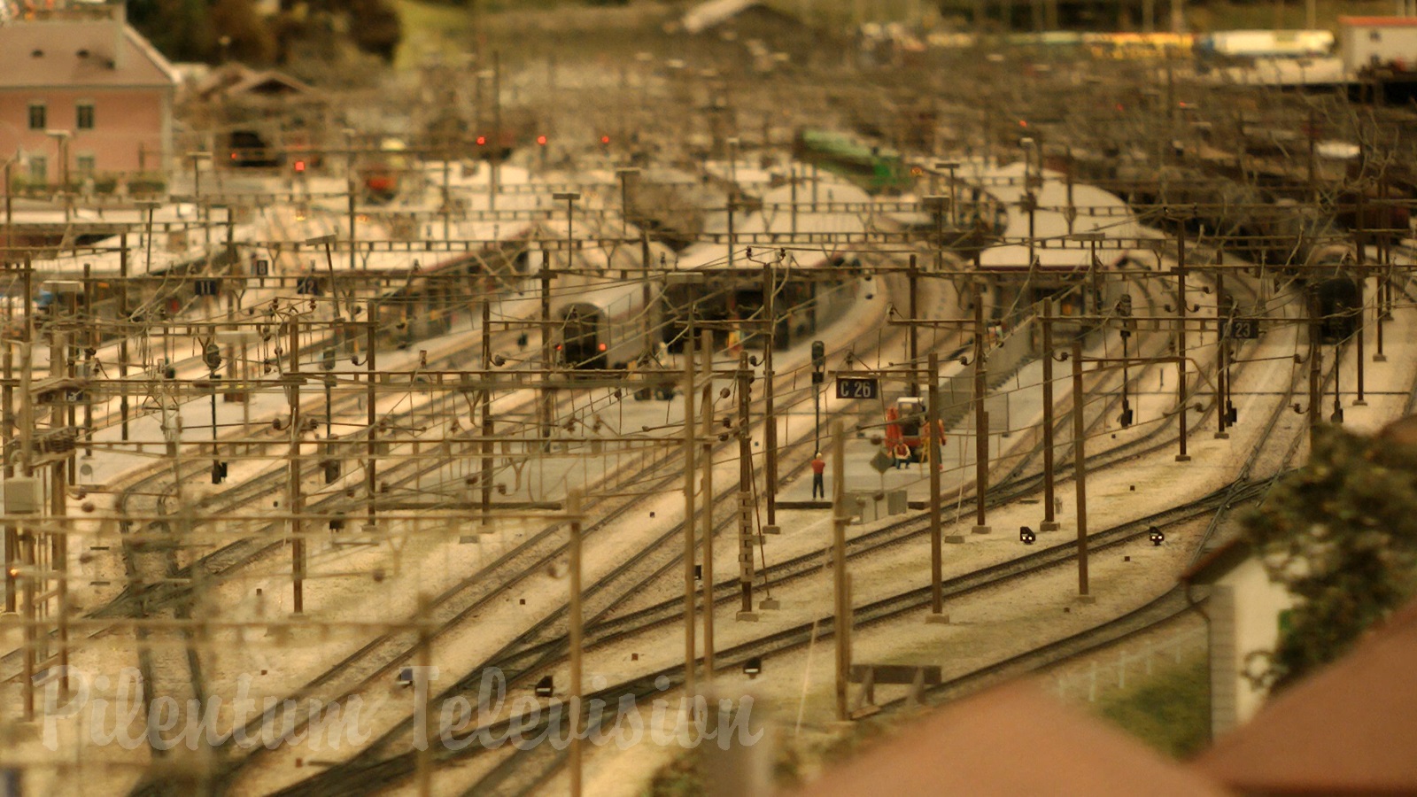 The Beautiful Model Railroad Layout at the Kaeserberg Railway Foundation