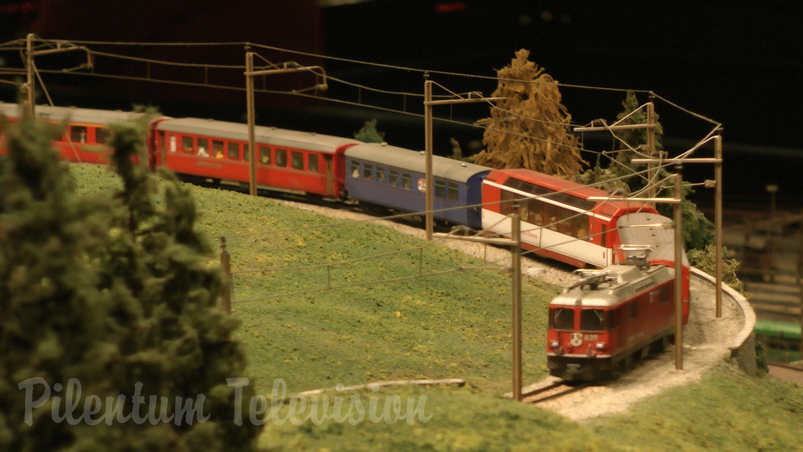 The Beautiful Model Railroad Layout at the Kaeserberg Railway Foundation