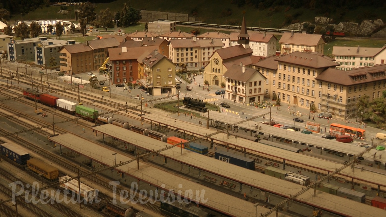 The Beautiful Model Railroad Layout at the Kaeserberg Railway Foundation