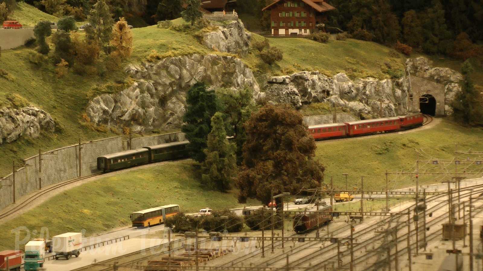 The Beautiful Model Railroad Layout at the Kaeserberg Railway Foundation