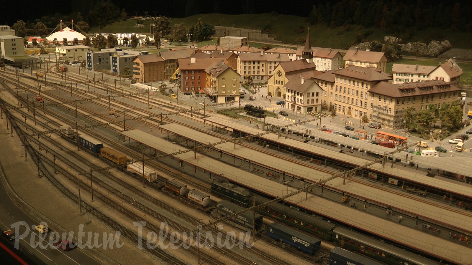 The Beautiful Model Railroad Layout at the Kaeserberg Railway Foundation