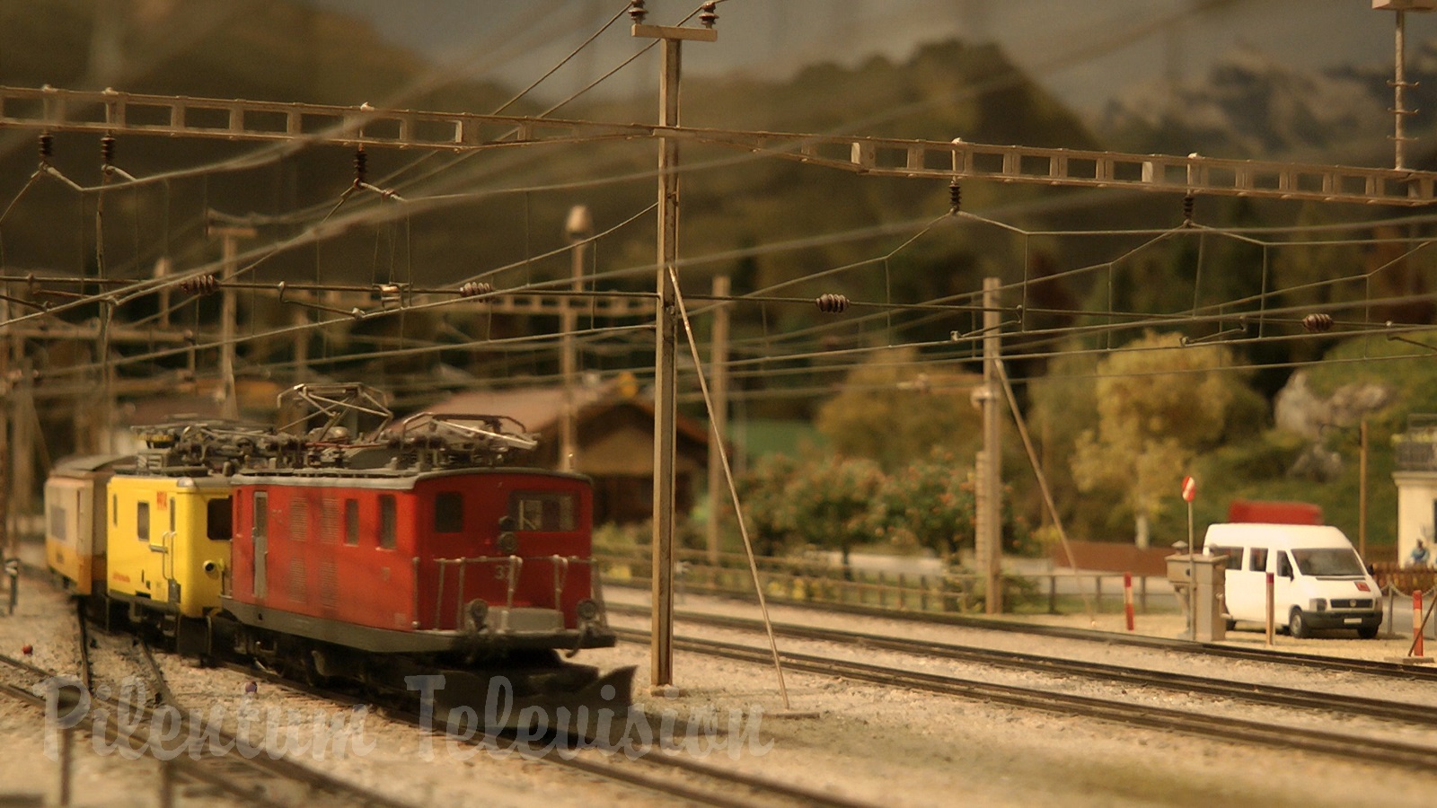 The Beautiful Model Railroad Layout at the Kaeserberg Railway Foundation