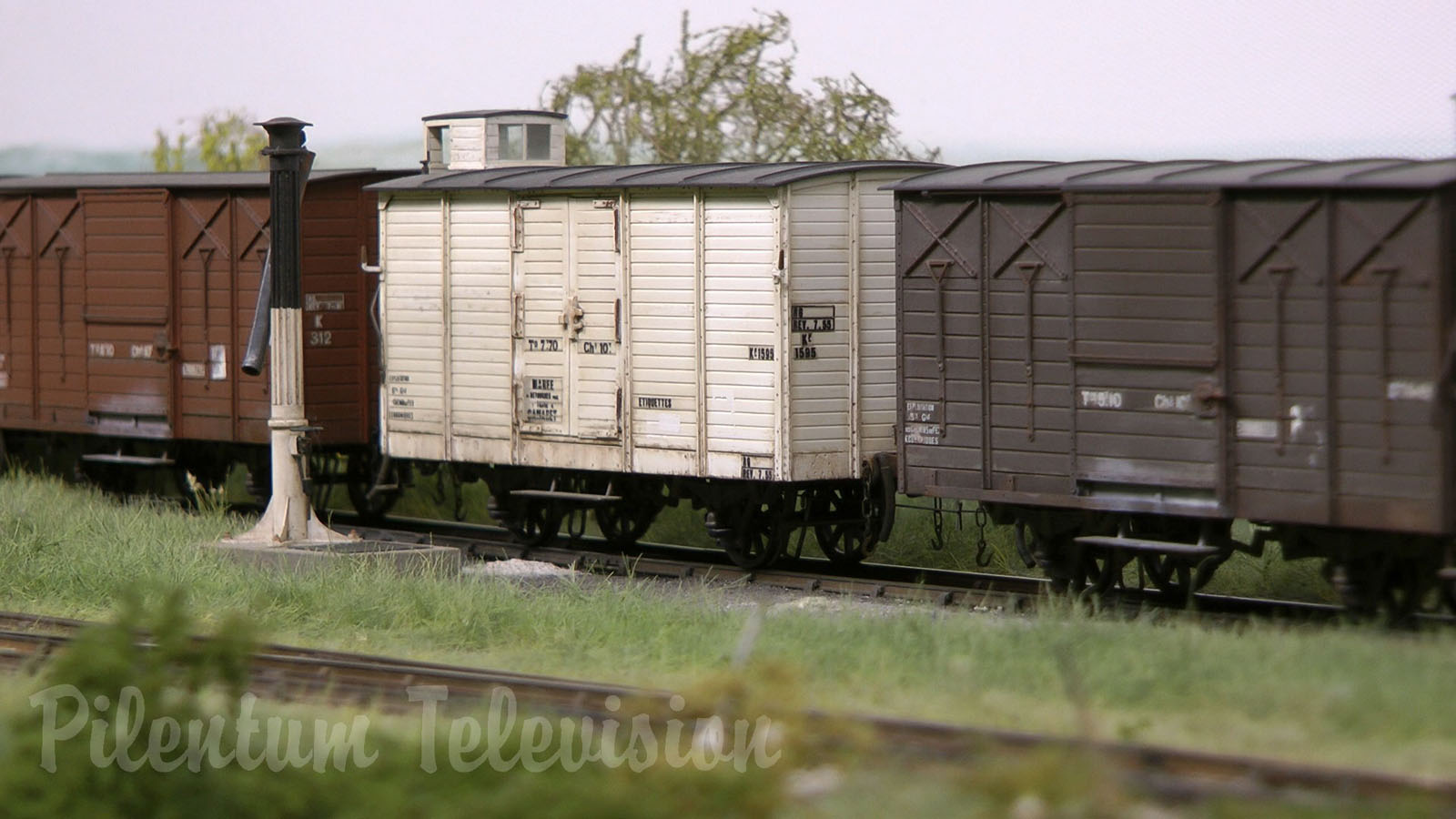 Model railway Pempoul by Gordon and Maggie Gravett