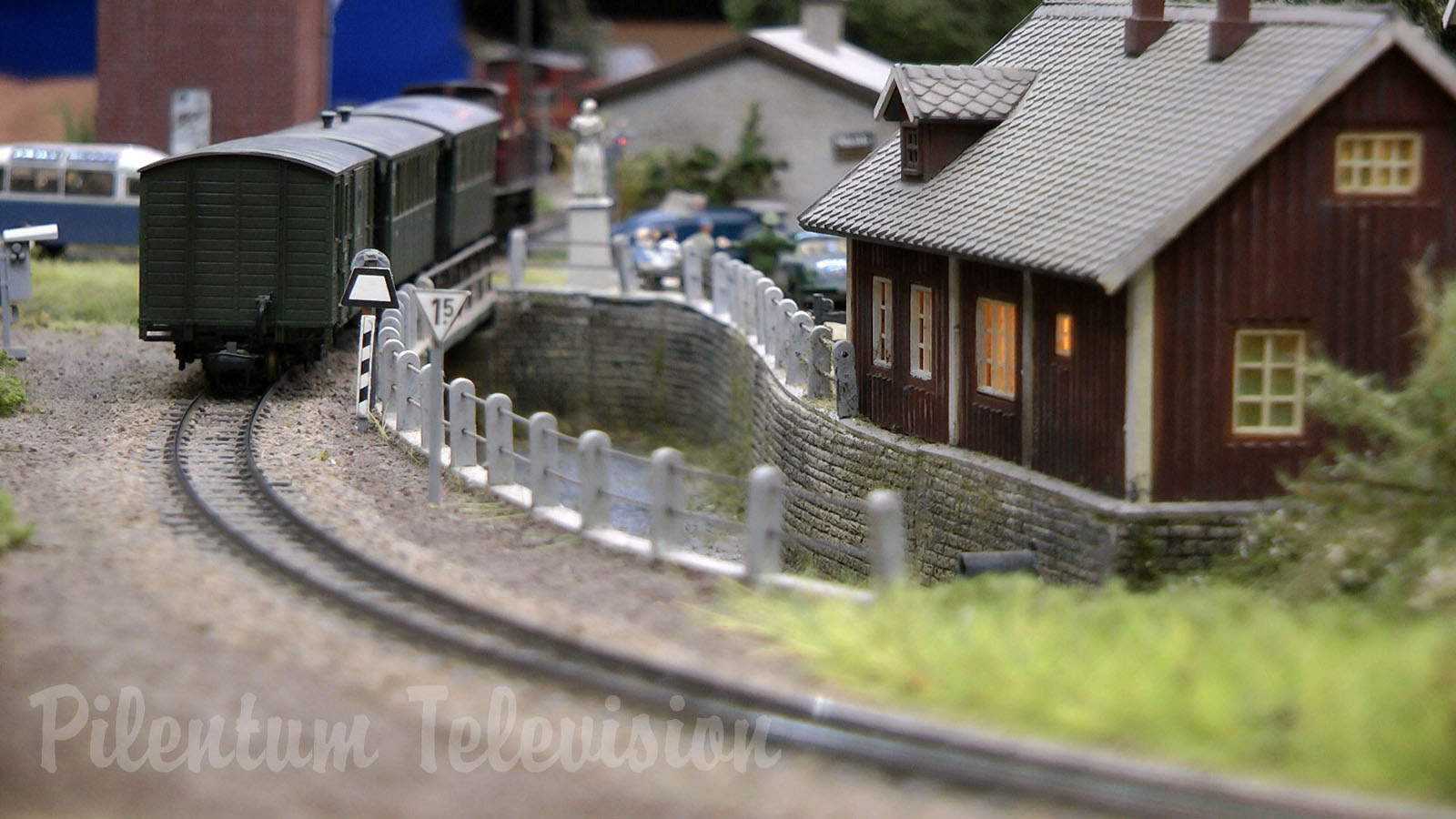 Narrow Gauge Model Railway Layout with Steam Locomotive made by MSC Spijkspoor