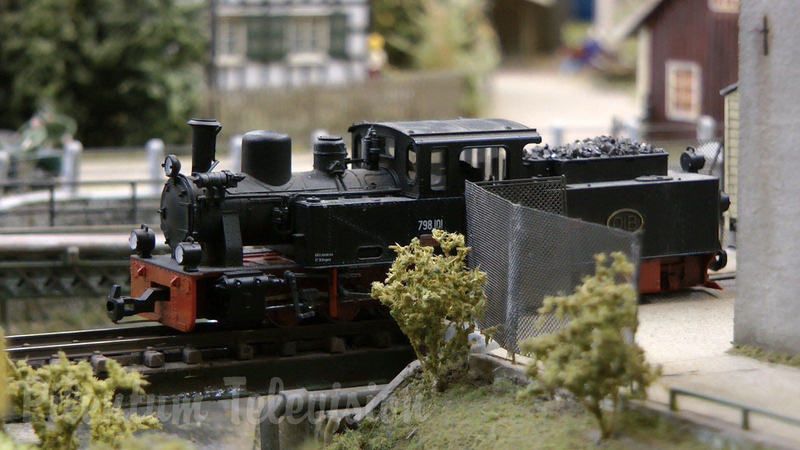 Narrow Gauge Model Railway Layout with Steam Locomotive made by MSC Spijkspoor