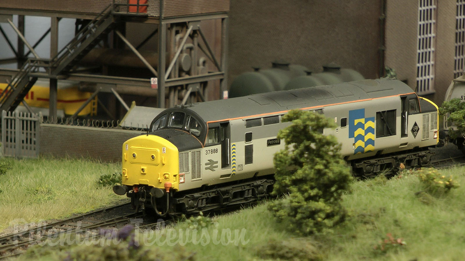 British Model Railway Layout in OO Gauge with Cab Ride