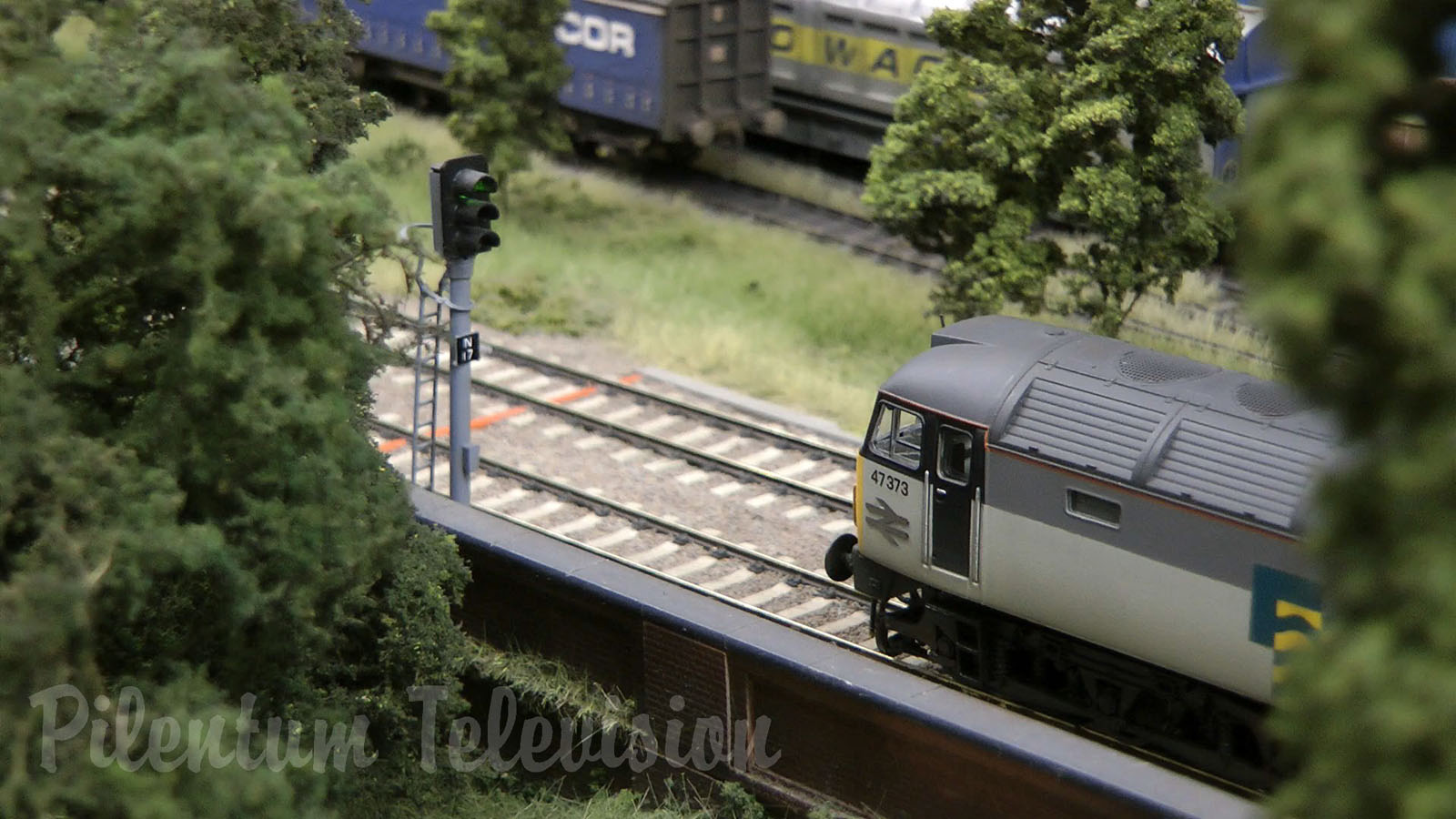 British Model Railway Layout in OO Gauge with Cab Ride