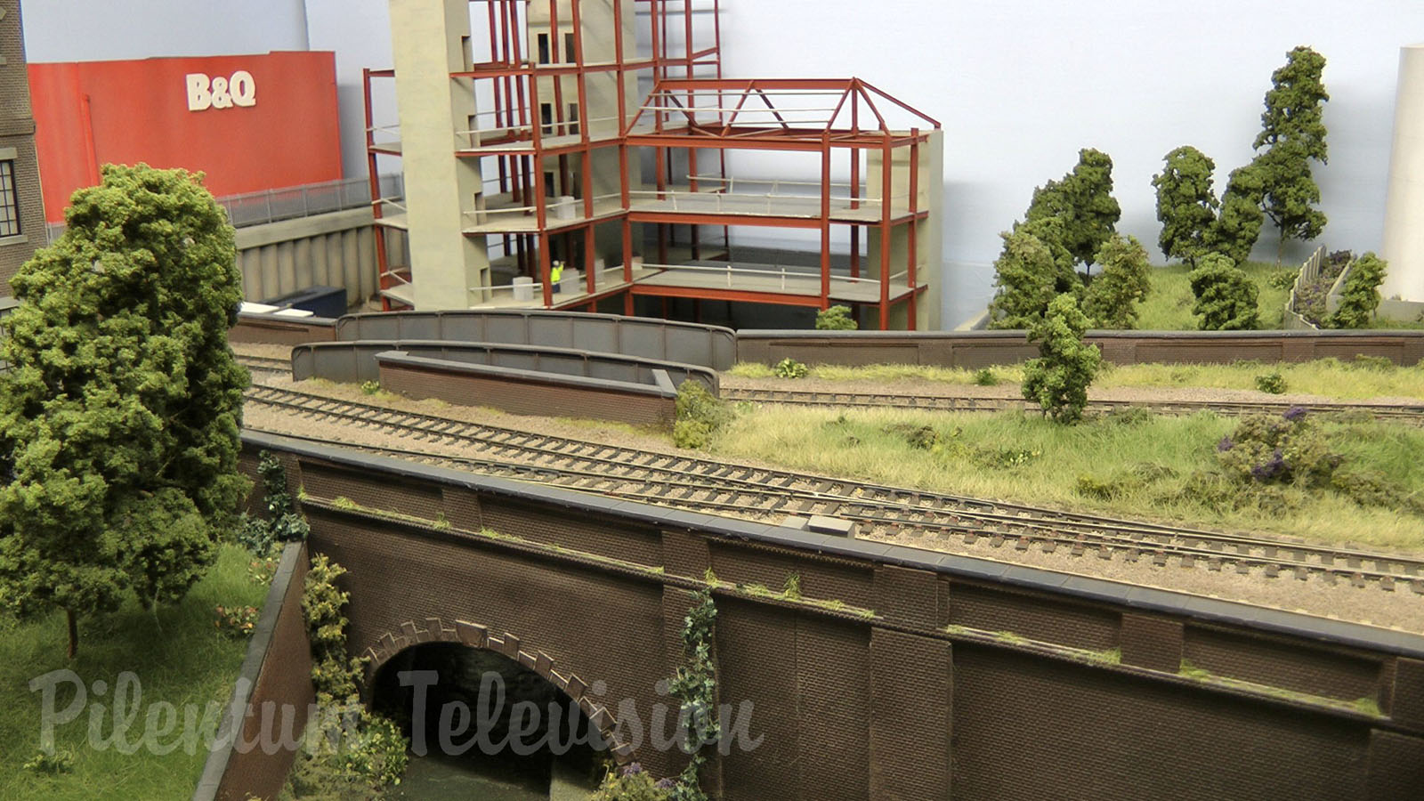 British Model Railway Layout in OO Gauge with Cab Ride