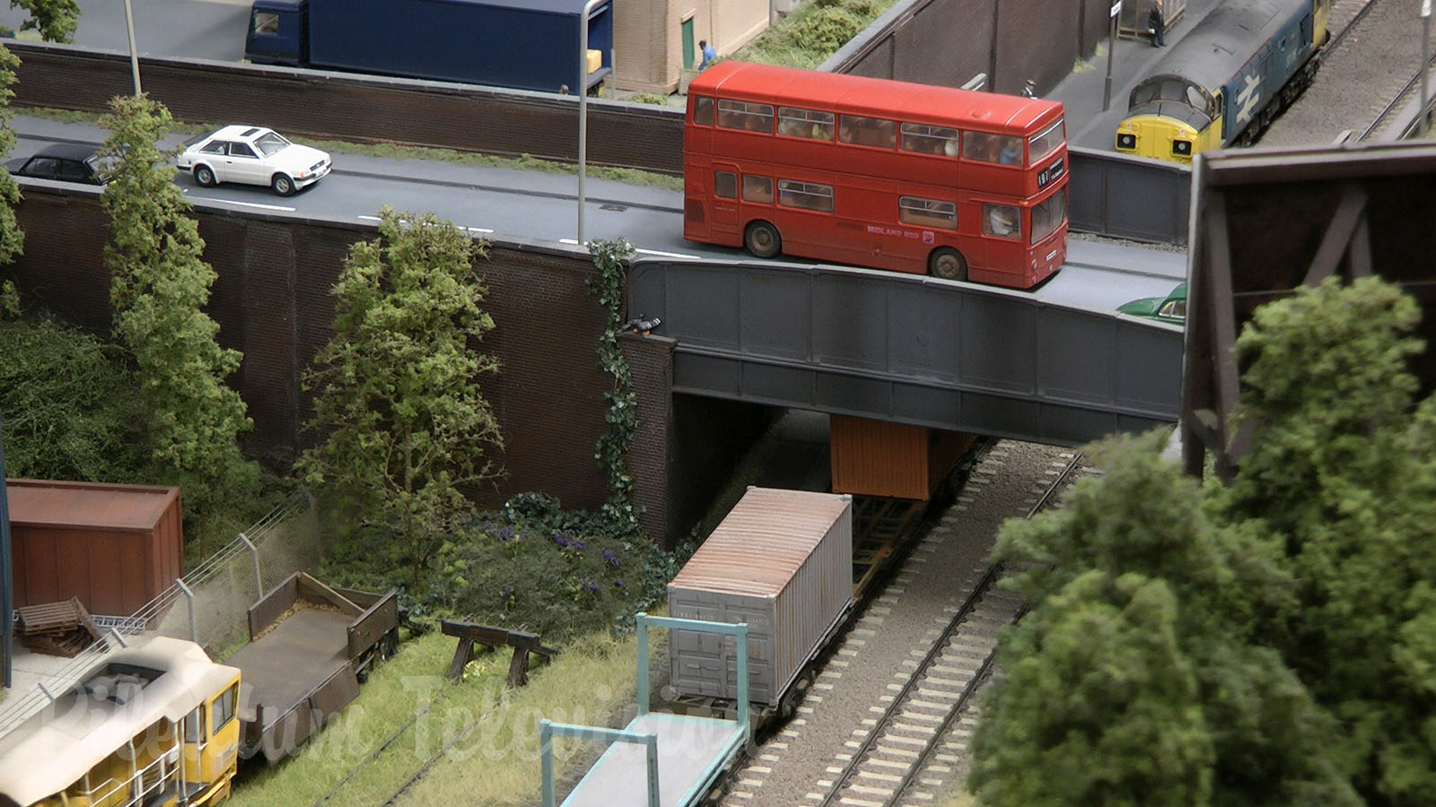 British Model Railway Layout in OO Gauge with Cab Ride