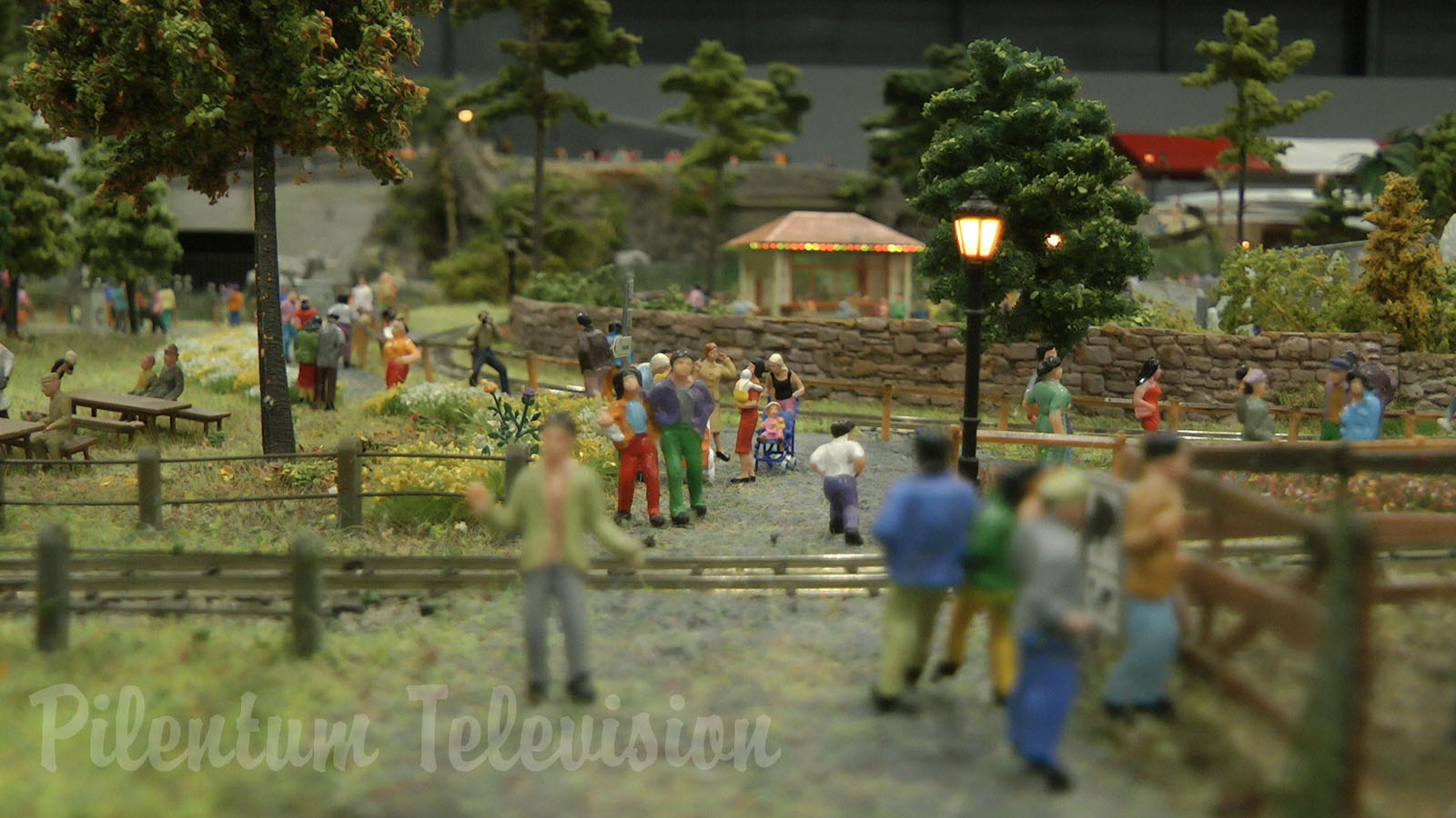 Model Railway HO scale with animal park by the model railroad club TCM Netherland