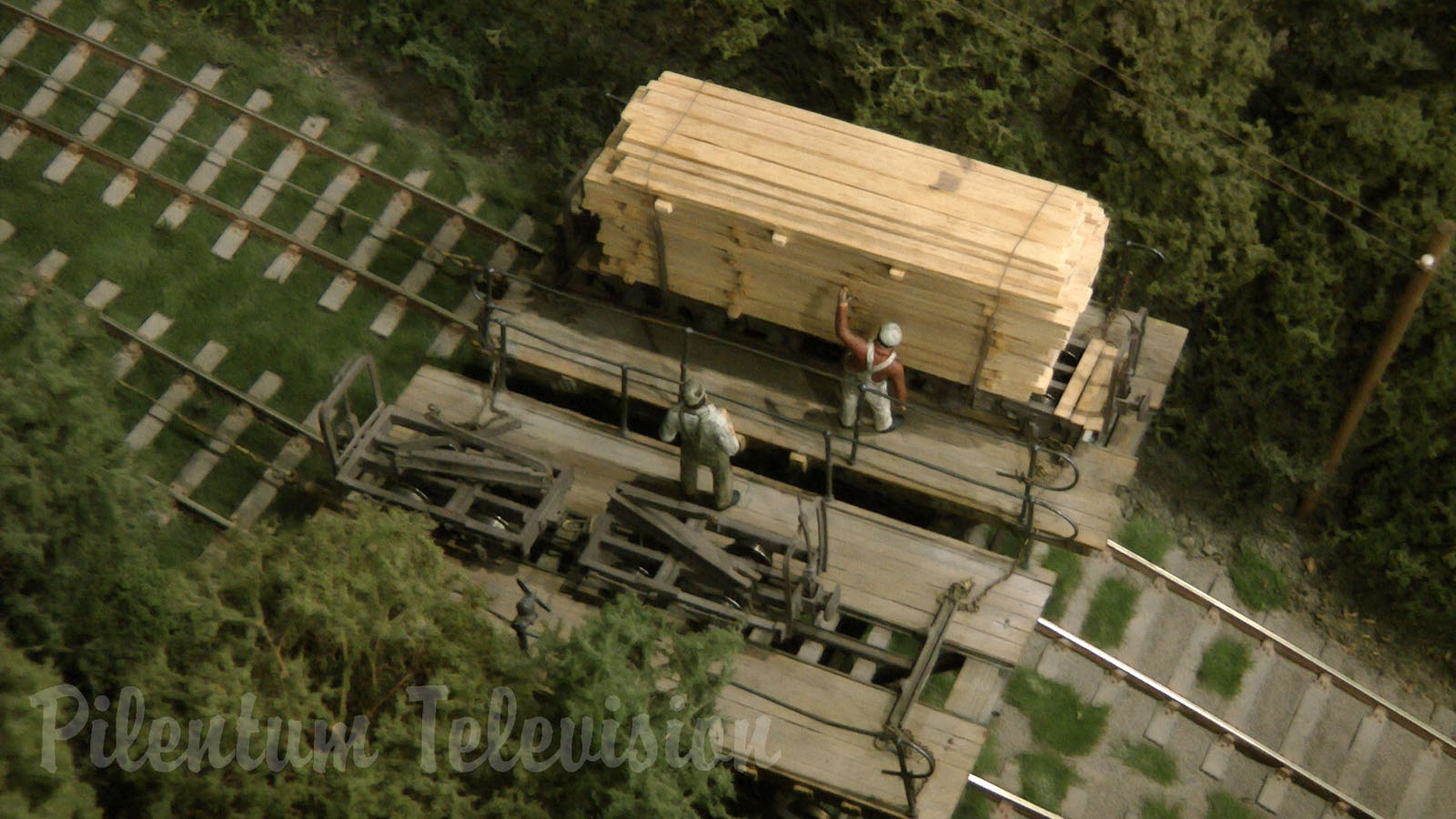 The Funicular Scale Model down in the Romanian Forest