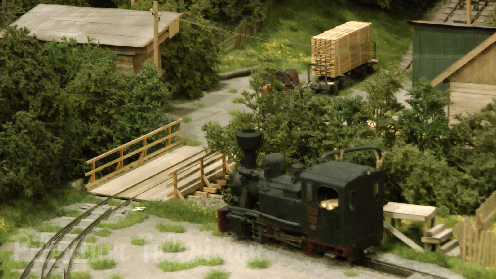 The Funicular Scale Model down in the Romanian Forest