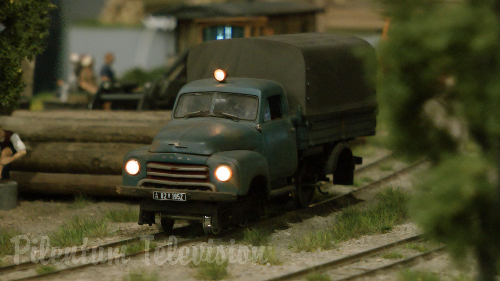 The Funicular Scale Model down in the Romanian Forest