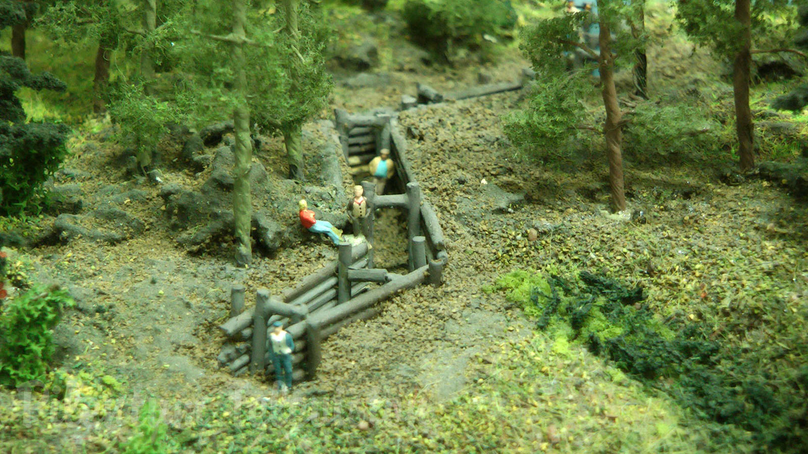 N scale model railway layout from Finland