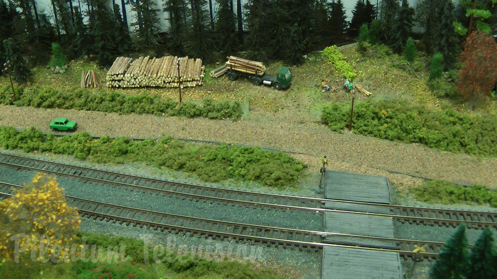 N scale model railway layout from Finland