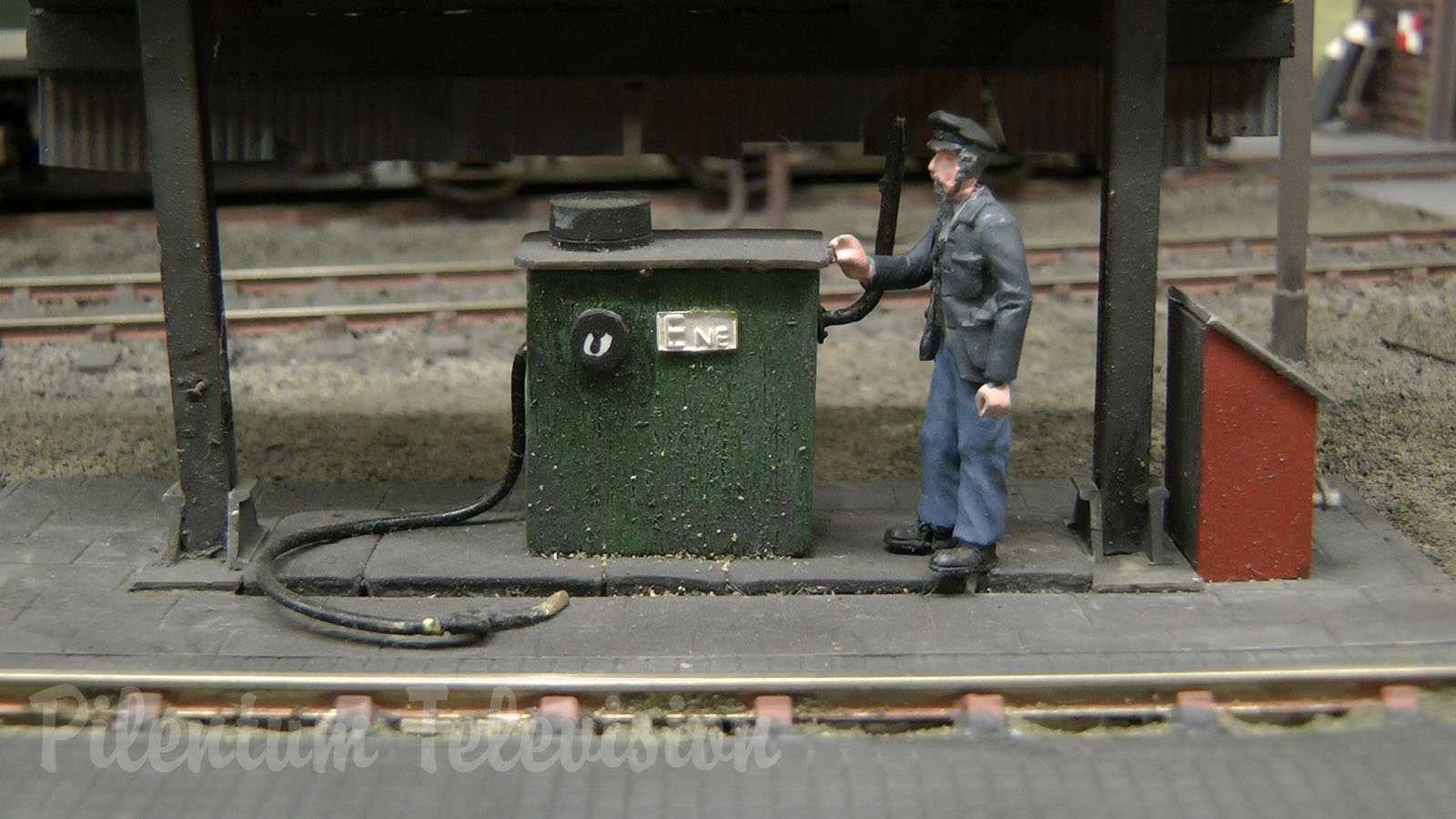 British Model Railway Layout Ladeside Diesel Depot in O Gauge