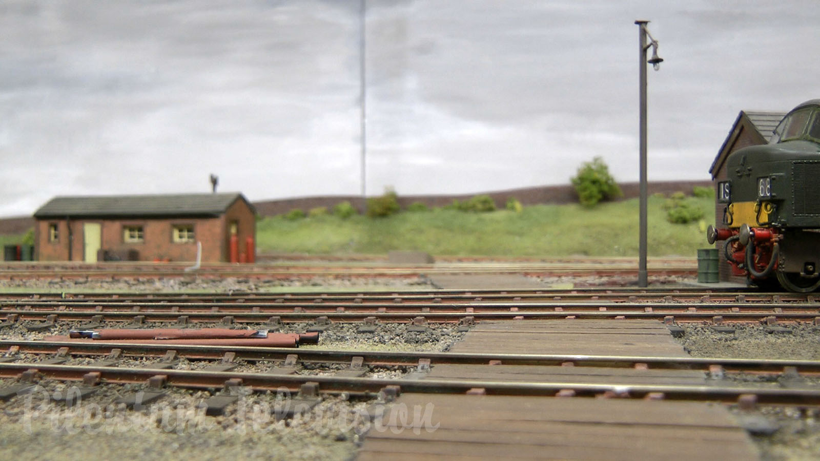 British Model Railway Layout Ladeside Diesel Depot in O Gauge