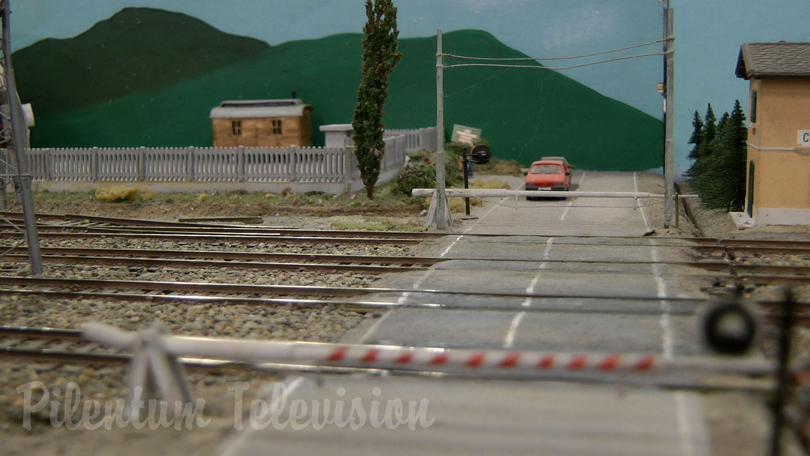 Model Railroad Layout by VBF Group with Italian High Speed Train Frecciarossa by Trenitalia