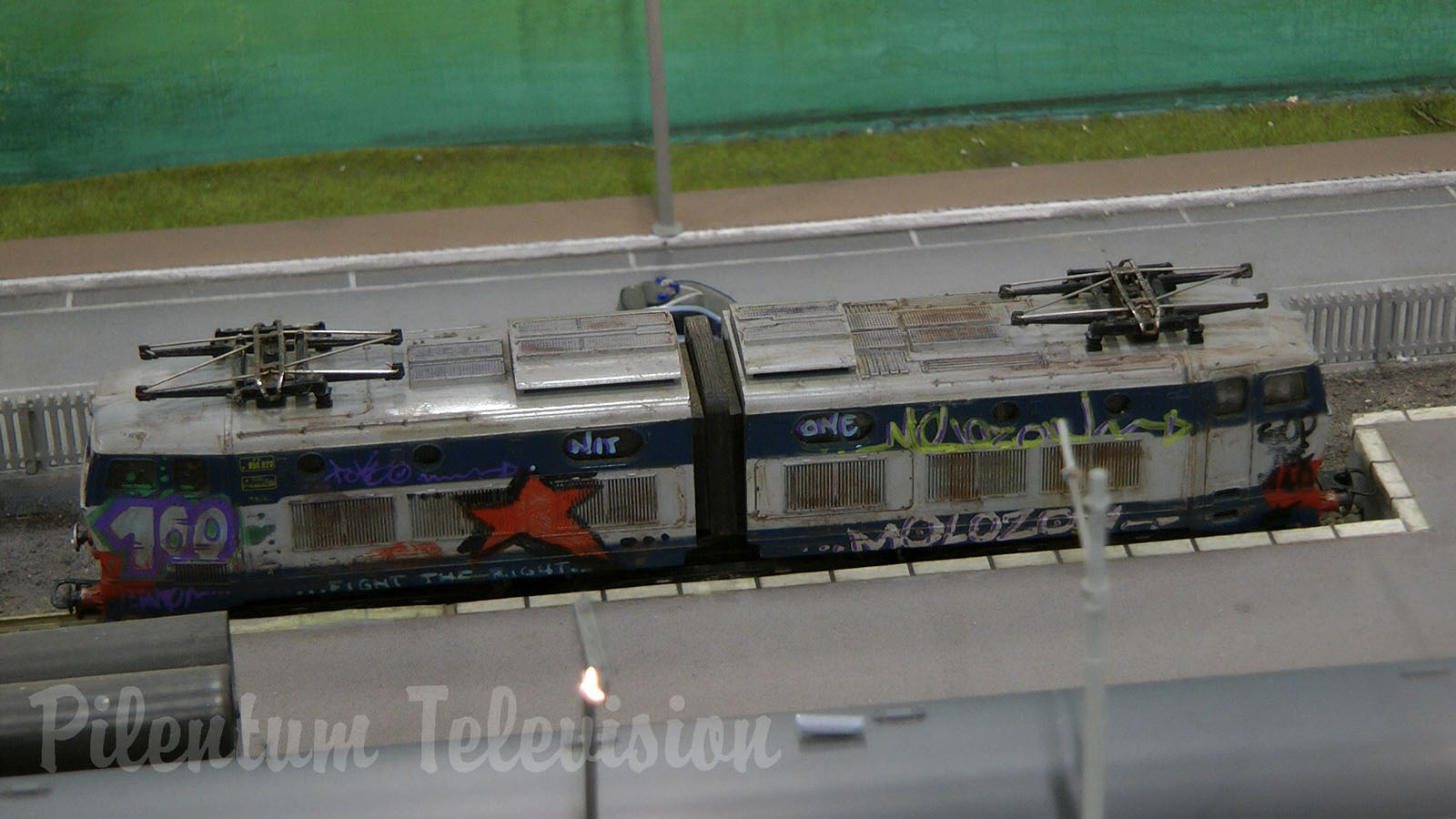 Model Railroad Layout by VBF Group with Italian High Speed Train Frecciarossa by Trenitalia