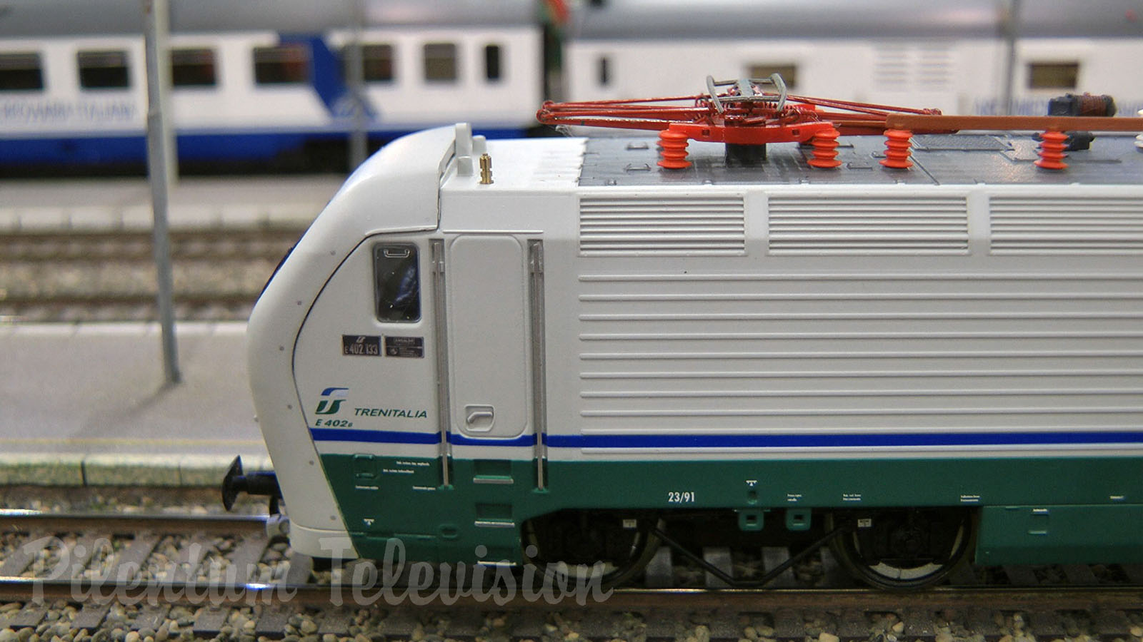 Model Railroad Layout by VBF Group with Italian High Speed Train Frecciarossa by Trenitalia