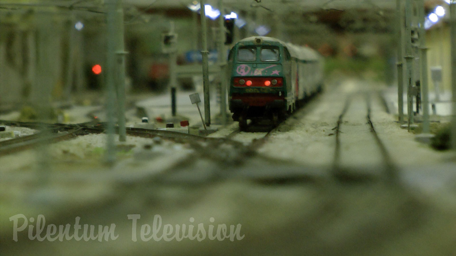 Model Railroad Layout by VBF Group with Italian High Speed Train Frecciarossa by Trenitalia