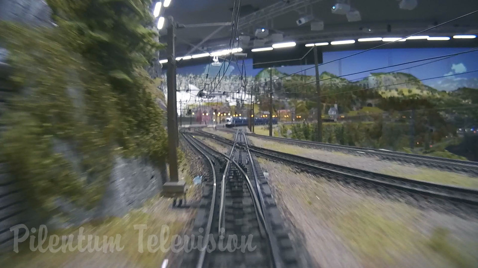 Cab ride on Mr. Porsche ‘s very large model railroad layout