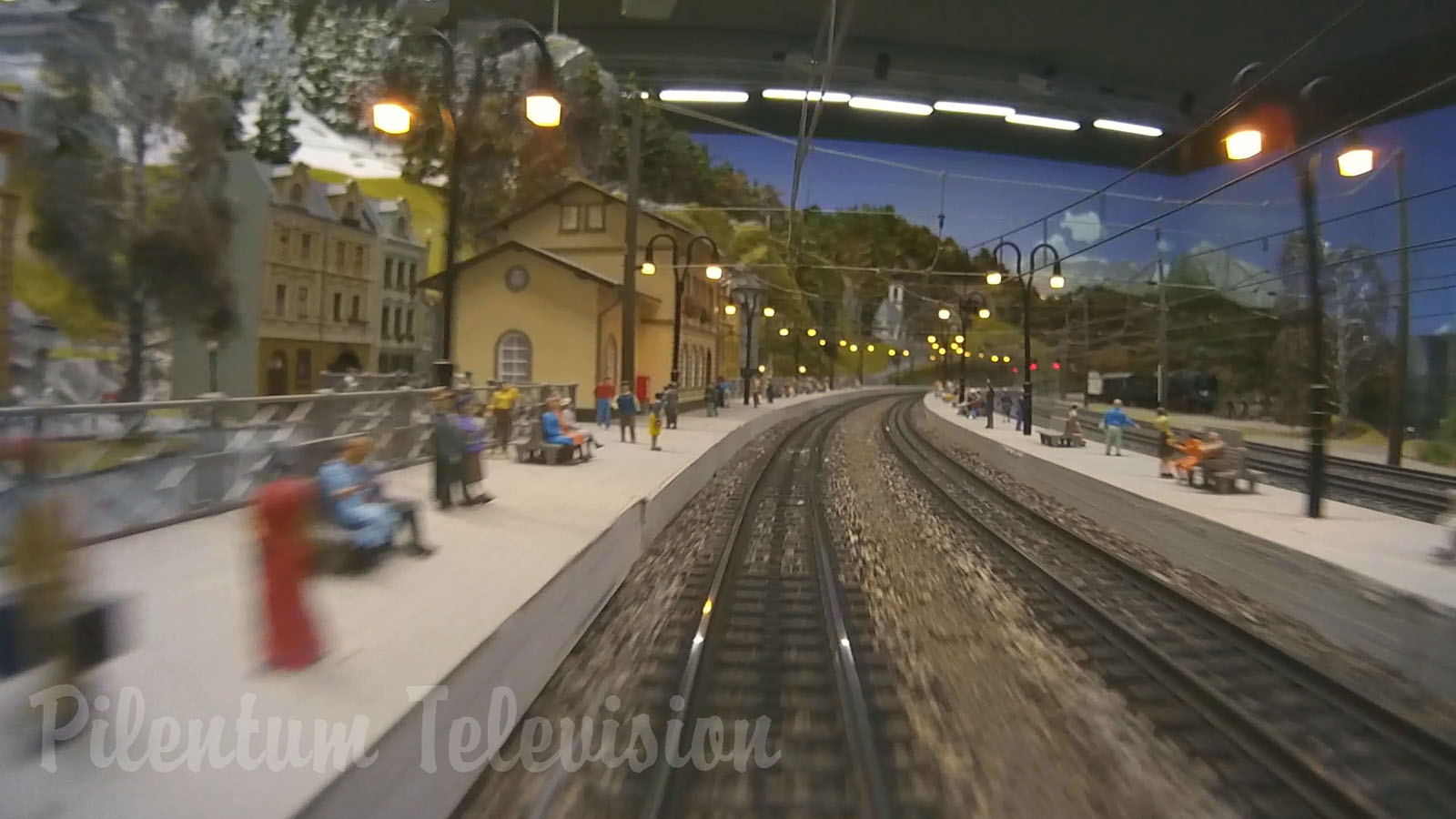 Cab ride on Mr. Porsche ‘s very large model railroad layout