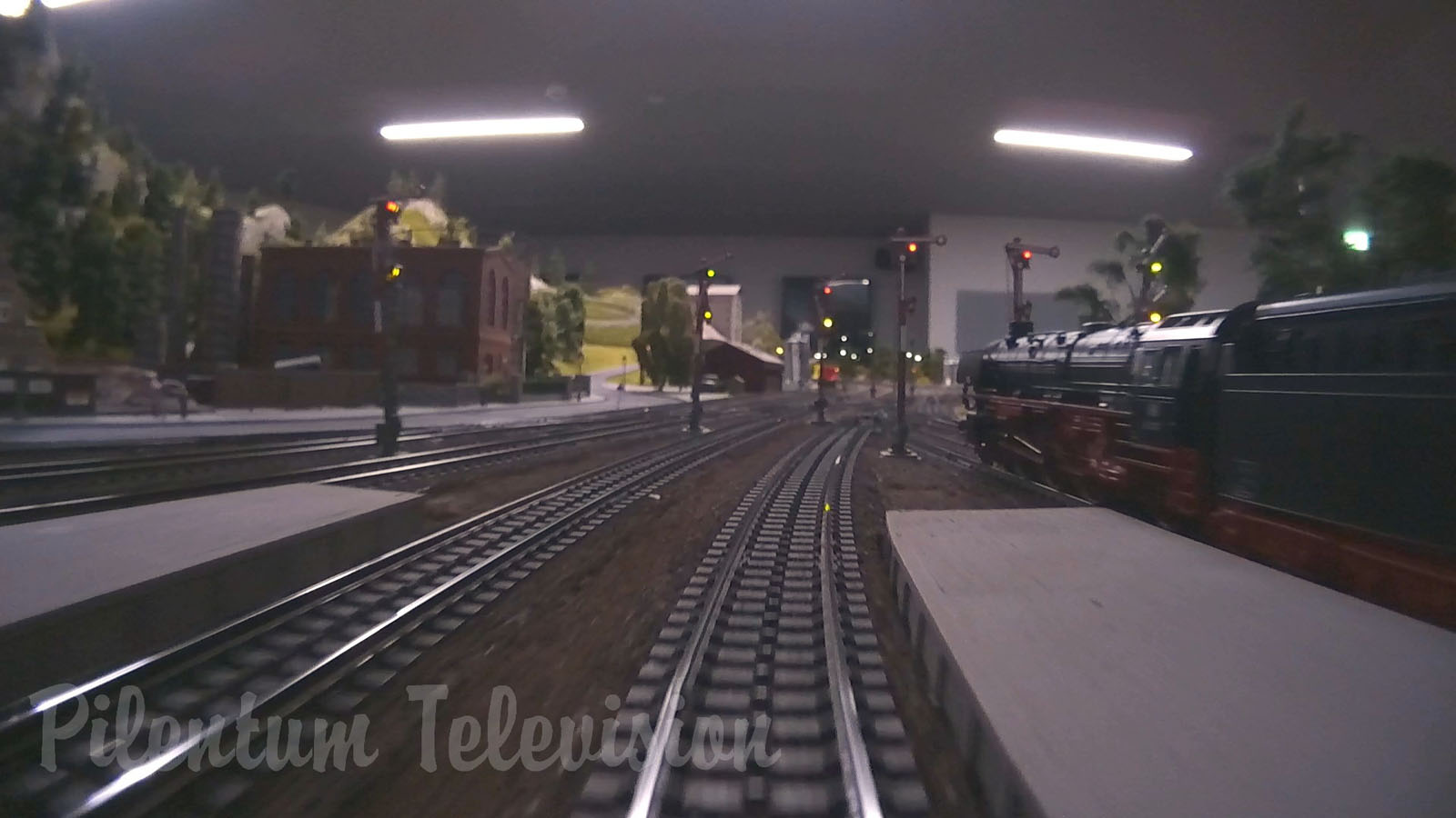 Cab ride on Mr. Porsche ‘s very large model railroad layout