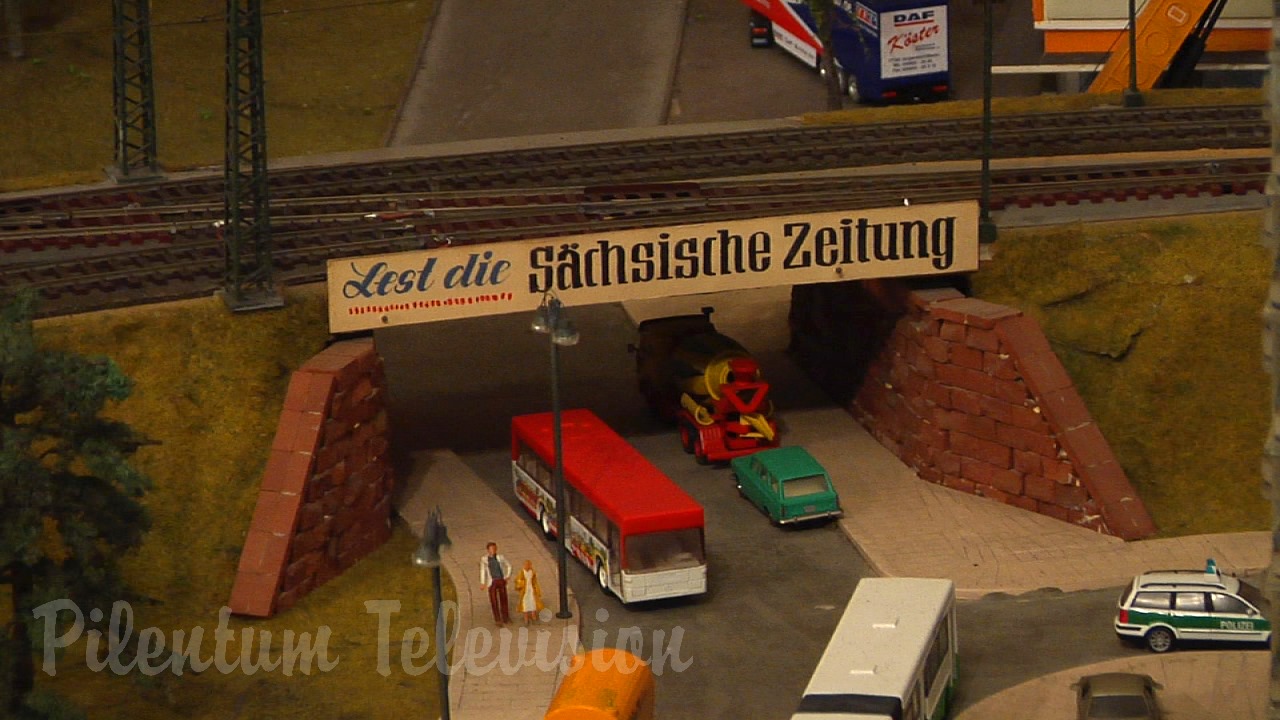 Big Model Trains and Cab Ride at the Dresden Model Railroad Museum