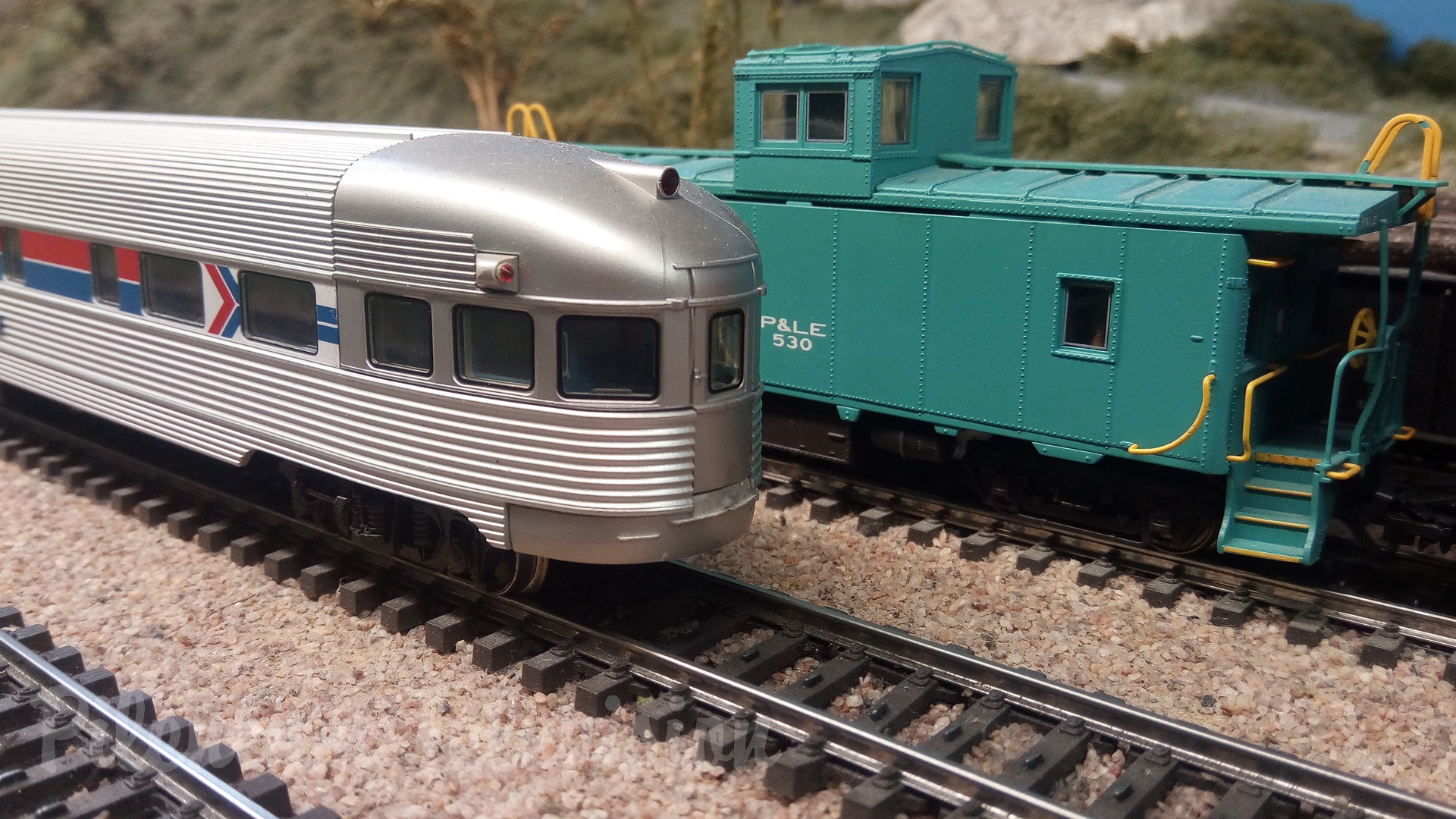 Amtrak Model Train for Passenger Railroad Service in HO Scale