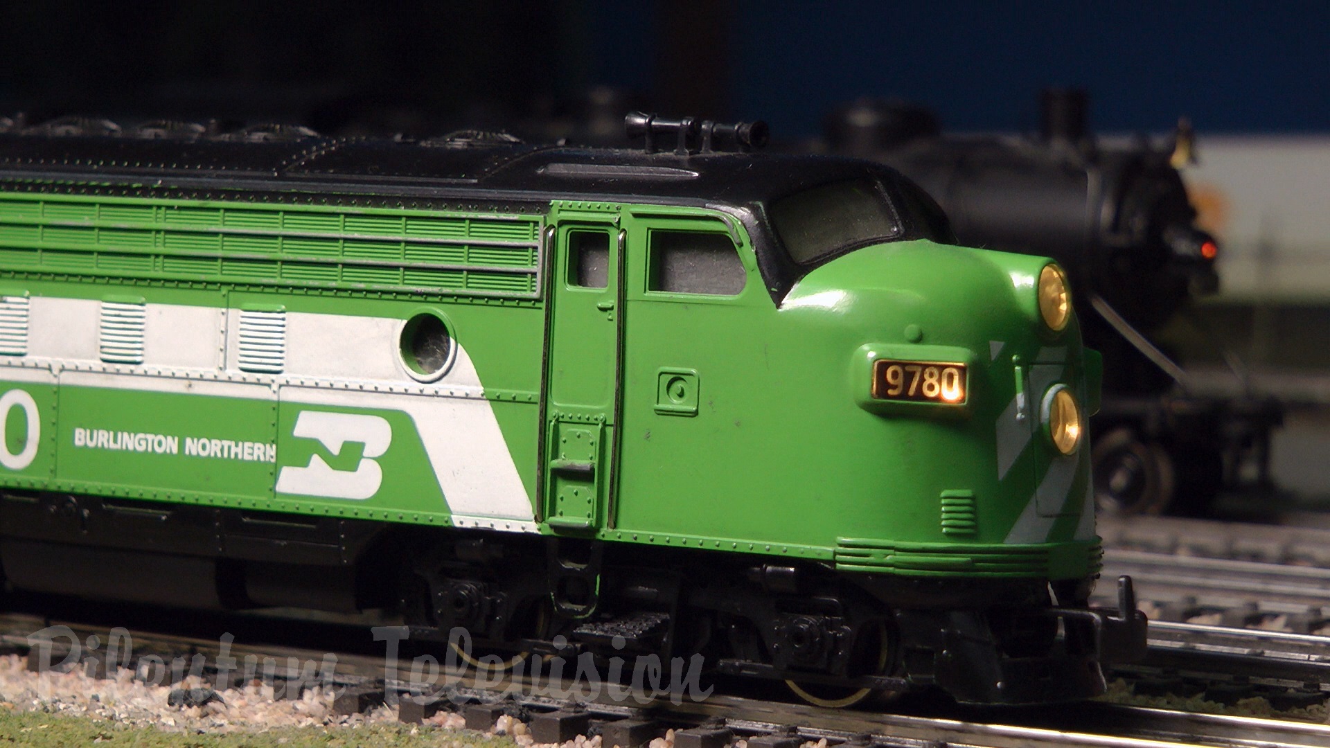 Burlington Northern Model Railroad in 1/87 Scale