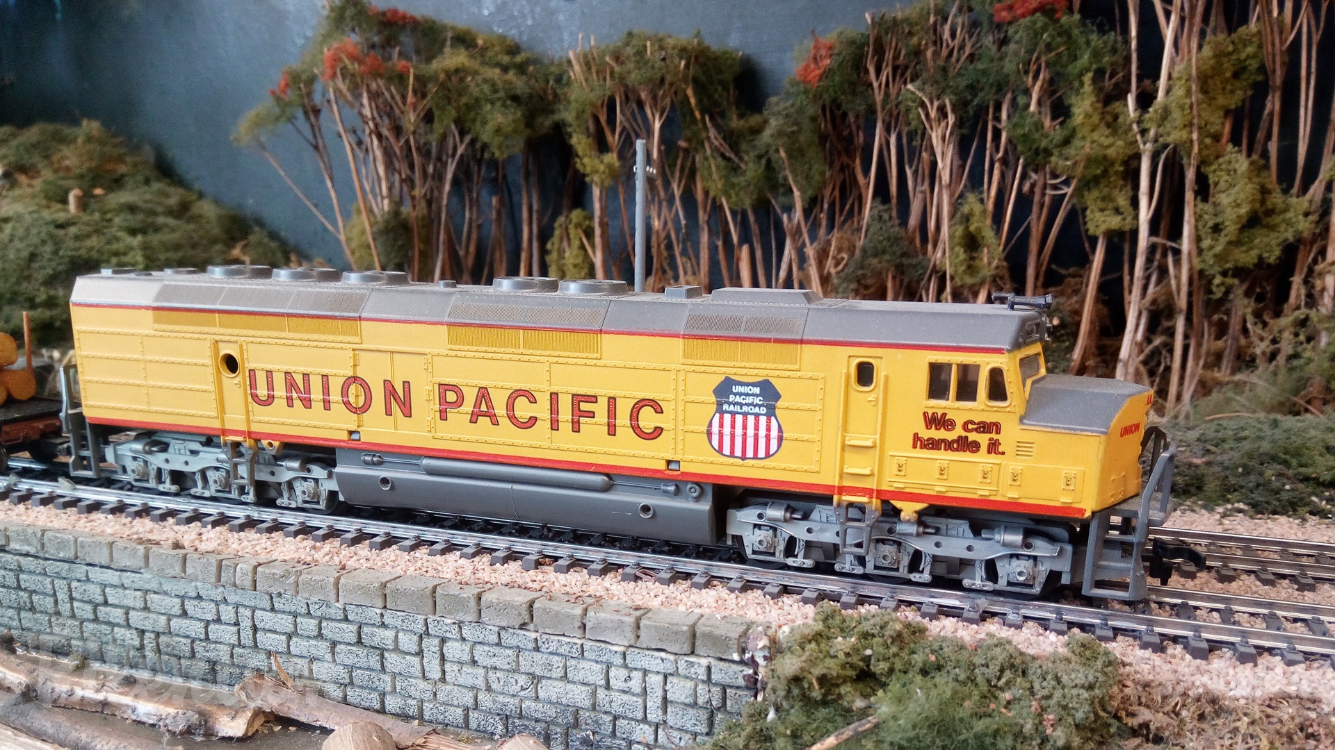 Amtrak Trains, Burlington Nothern Railways and Pennsylvania Railroad HO Scale Layout