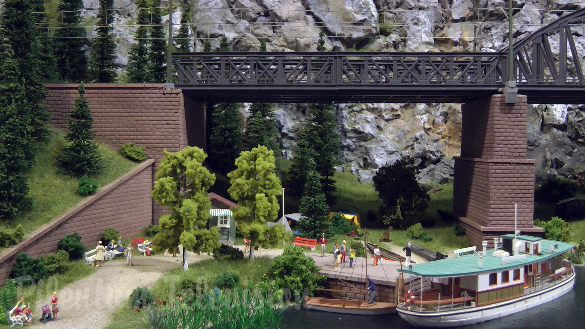 Very Large Model Railway Layout by Märklin in HO Scale