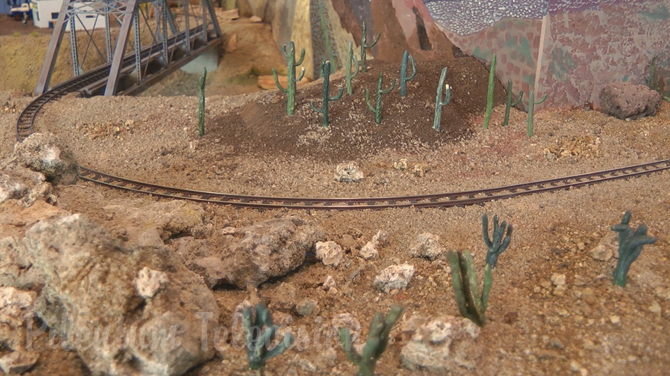 HO Scale Model Railway Layout of Narrow Gauge Rail Transport in Chile