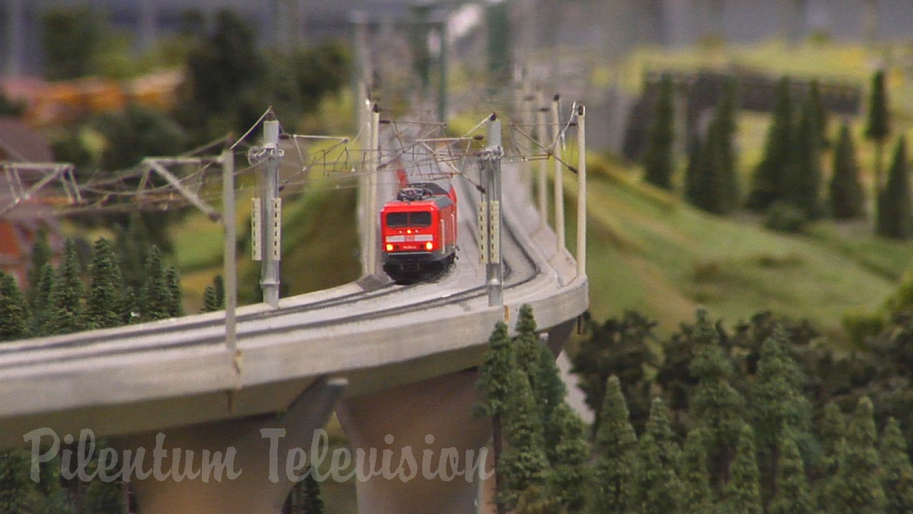 The Great Model Railroad Layout in Berlin with 9,680 square feet of model trains in HO scale