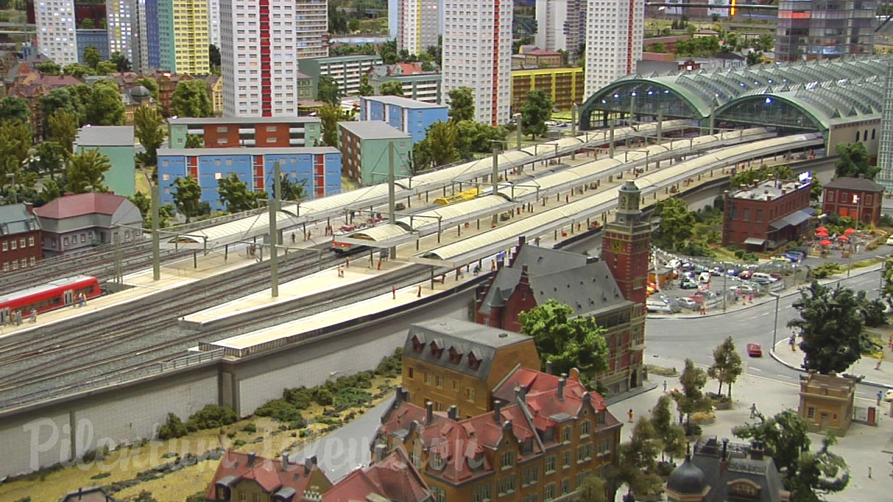 The Great Model Railroad Layout in Berlin with 9,680 square feet of model trains in HO scale