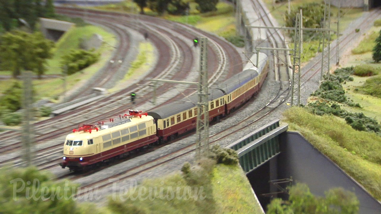 The Great Model Railroad Layout in Berlin with 9,680 square feet of model trains in HO scale