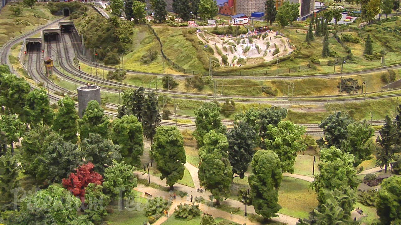 The Great Model Railroad Layout in Berlin with 9,680 square feet of model trains in HO scale