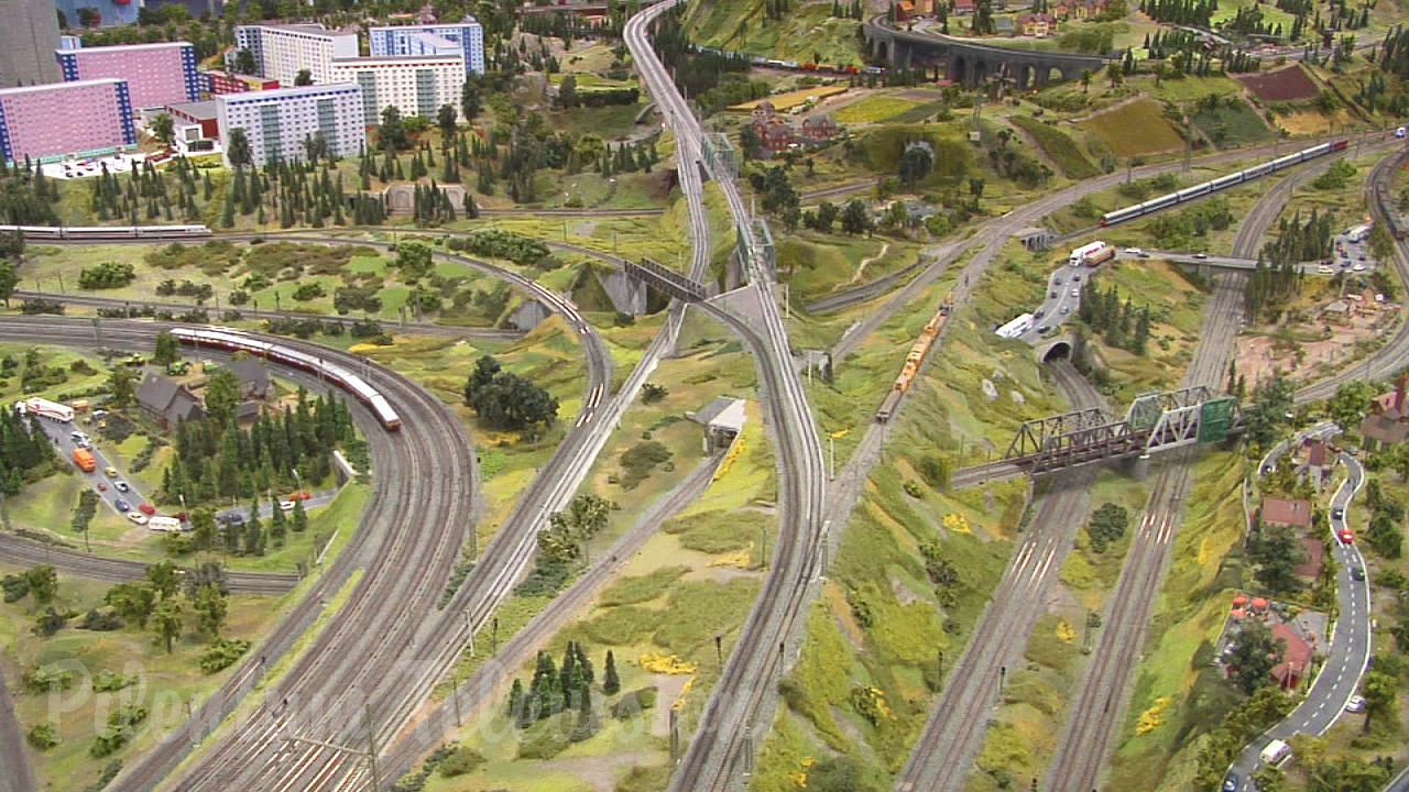 The Great Model Railroad Layout in Berlin with 9,680 square feet of model trains in HO scale