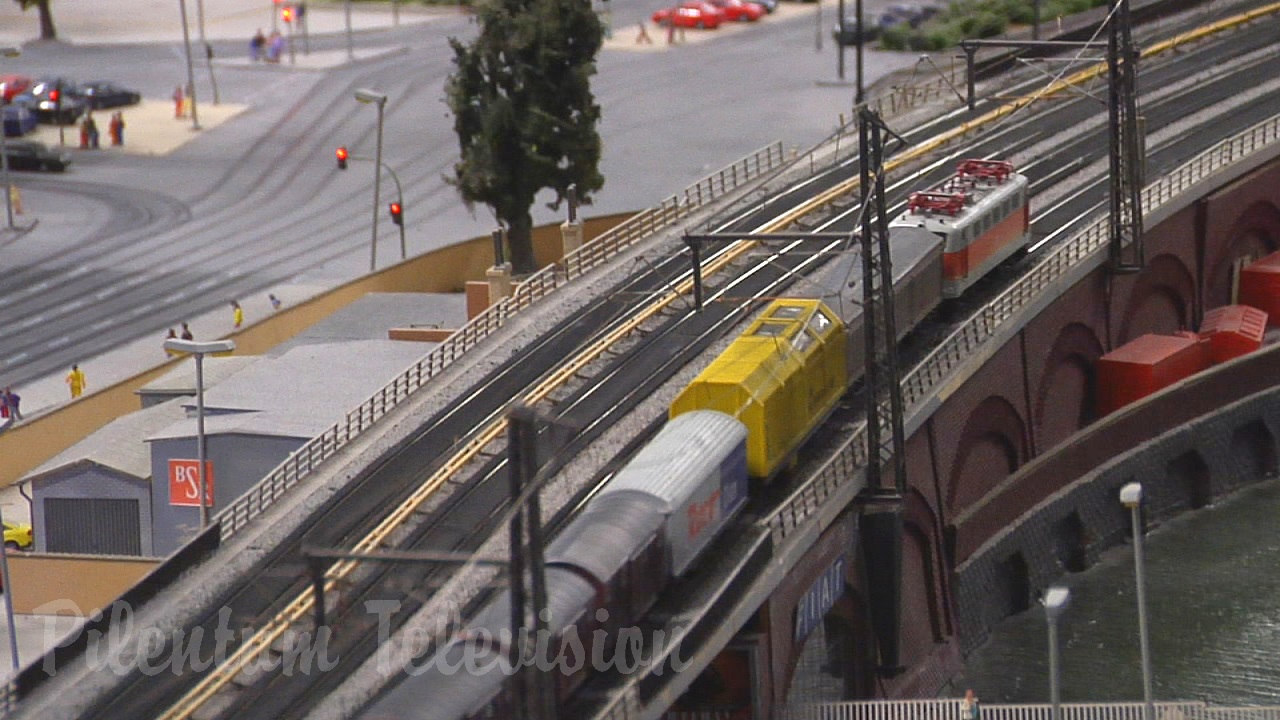 The Great Model Railroad Layout in Berlin with 9,680 square feet of model trains in HO scale