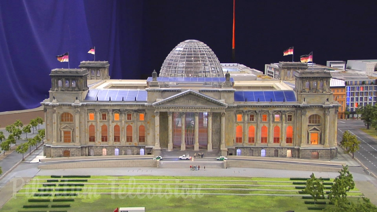 The Great Model Railroad Layout in Berlin with 9,680 square feet of model trains in HO scale