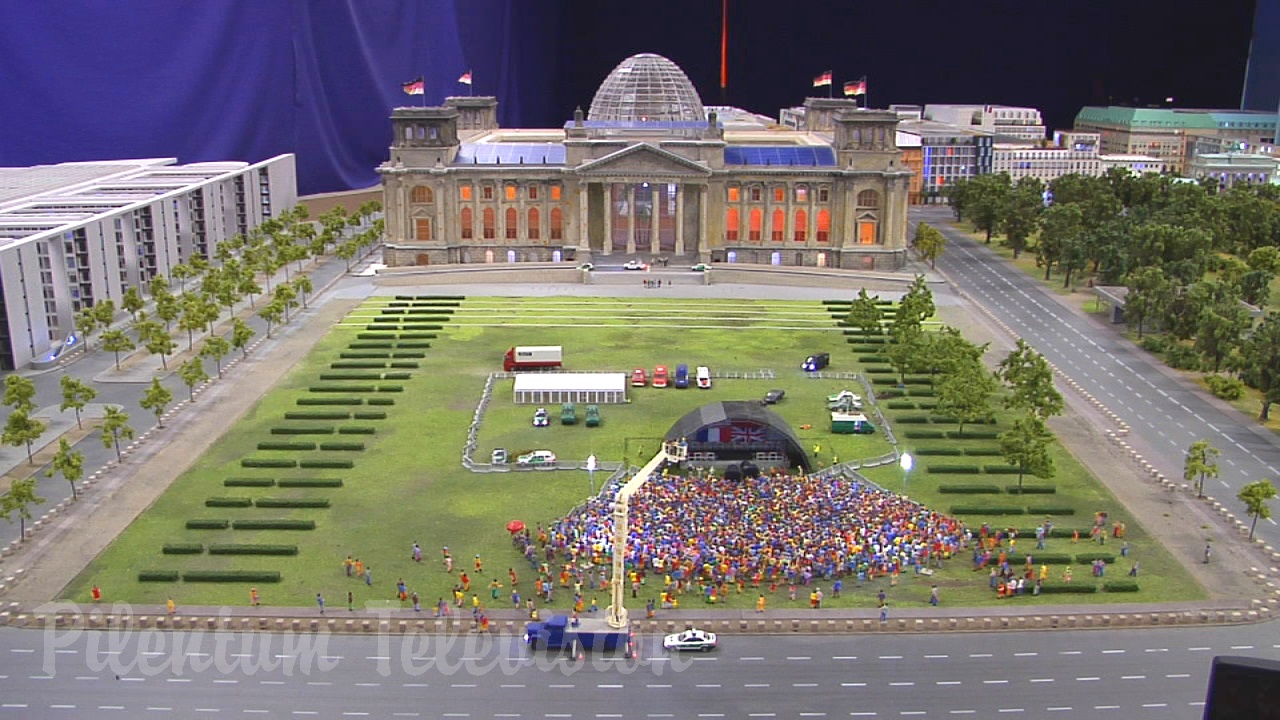 The Great Model Railroad Layout in Berlin with 9,680 square feet of model trains in HO scale