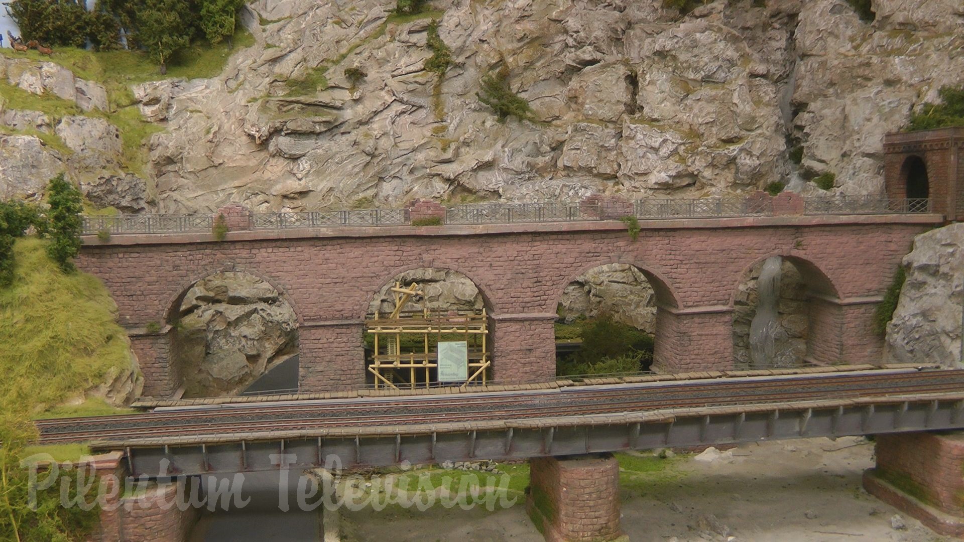 HO Scale Model Railroad Layout made by a German Model Railroader Club