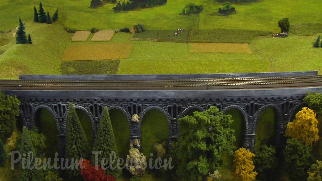 The Excellent Model Railroad Layout in HO Scale