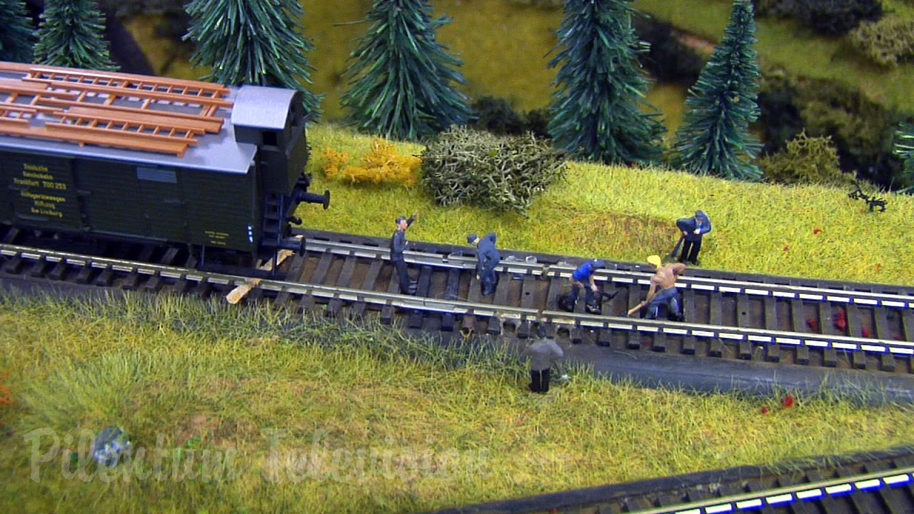 The Excellent Model Railroad Layout in HO Scale