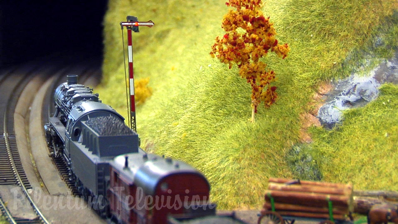 The Excellent Model Railroad Layout in HO Scale