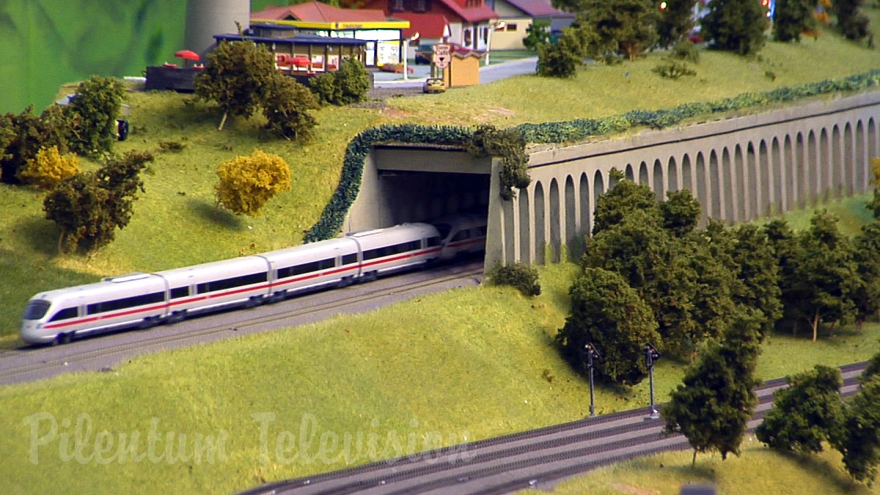 The Excellent Model Railroad Layout in HO Scale