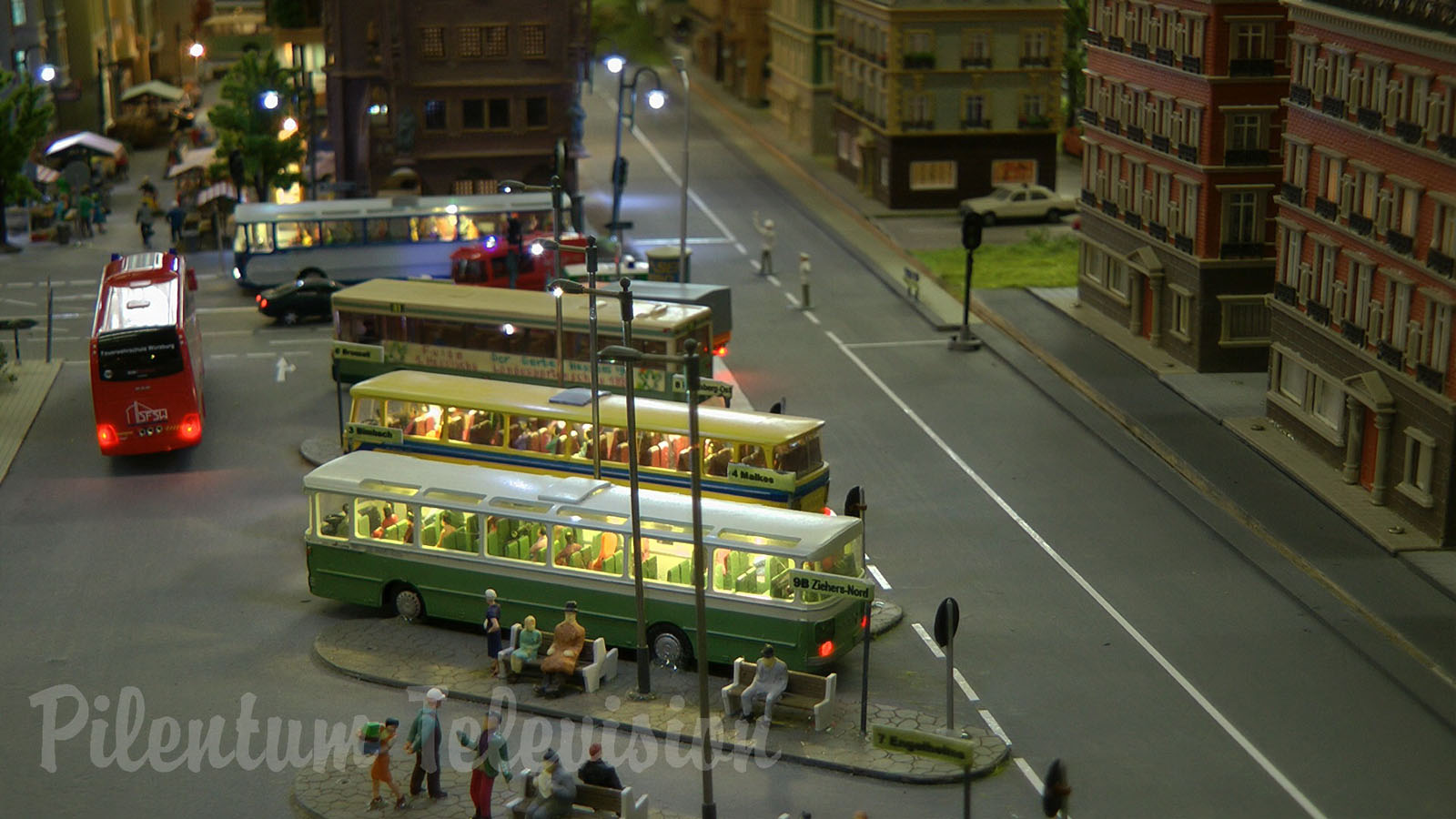 Model Railway Exhibition in Germany with Model Trains made by Marklin, Fleischmann and Roco